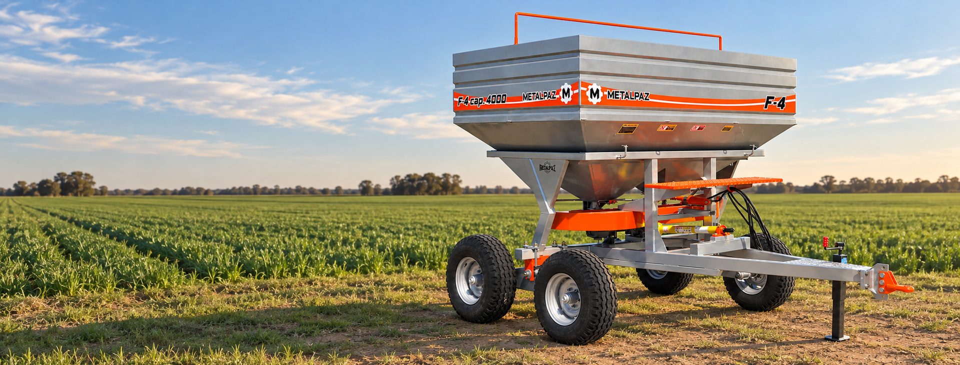 Fertilizadoras Metalpaz en el campo